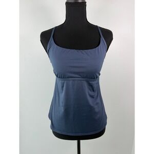 Y2K Vintage Nike Baby Doll Workout Cami Navi Top Athletic Gym Sporty Coquette M